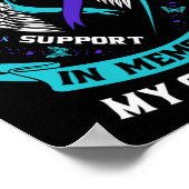 Im Gedenken an meine Oma-Gedenkstätte für Selbstmo Poster (Ecke)