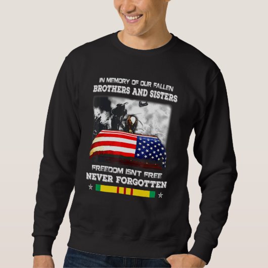 Im Gedenken an unsere gefallenen Brüder und Schwes Sweatshirt (Vorderseite)