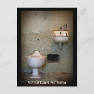 Im Gefängniszelle in The Rock, Alcatraz, Postkarte