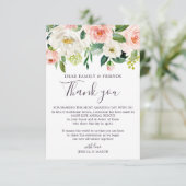 Im Gefolge der Favoriten danke Ihnen Platzkarten r Ankündigung (Stehend Vorderseite)