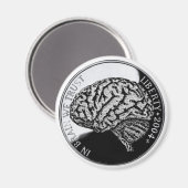 Im Gehirn vertrauen wir Magnet (Vorderseite/Rückseite)