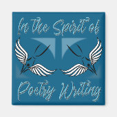 Im Geist der Poesie schreiben Magnet (Vorne)