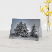 Im Geist des Winters Karte (Gelbe Blume)