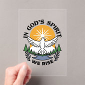 Im Geist Gottes erwachen wir - Glaube und Freiheit Acryleinladungen (Insitu (Handheld))