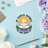 Im Geist Gottes erwachen wir - Glaube und Freiheit Acryleinladungen (In Situ (Hochzeit))