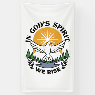 Im Geist Gottes erwachen wir - Glaube und Freiheit Banner