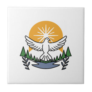 Im Geist Gottes erwachen wir - Glaube und Freiheit Fliese