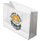 Im Geist Gottes erwachen wir - Glaube und Freiheit Große Geschenktüte (Vorderseite Schrägansicht)