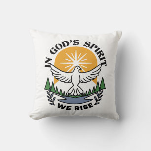 Im Geist Gottes erwachen wir - Glaube und Freiheit Kissen