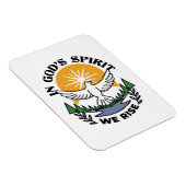 Im Geist Gottes erwachen wir - Glaube und Freiheit Magnet (Rechte Seite)