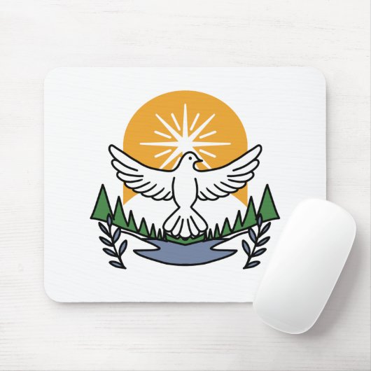 Im Geist Gottes erwachen wir - Glaube und Freiheit Mousepad (Mit Mouse)