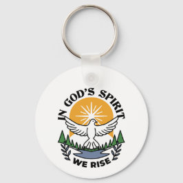 Im Geist Gottes erwachen wir - Glaube und Freiheit Schlüsselanhänger