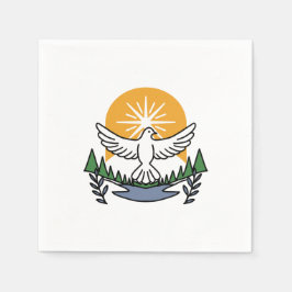 Im Geist Gottes erwachen wir - Glaube und Freiheit Serviette