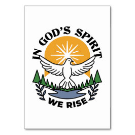 Im Geist Gottes erwachen wir - Glaube und Freiheit Tischnummer