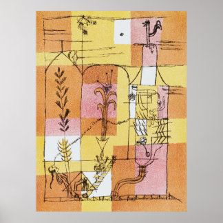 Im Geist von Hoffmann (1921) von Paul Klee Poster