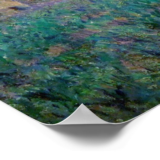 Im Gemüsegarten Camille Pissarro 1881 Poster (Ecke)