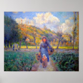 Im Gemüsegarten Camille Pissarro 1881 Poster (Vorne)