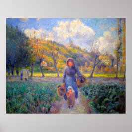 Im Gemüsegarten Camille Pissarro 1881 Poster