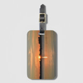 Im Gepäckanhänger des Sonnenuntergangs festgehalte (Vorderseite Vertikal)