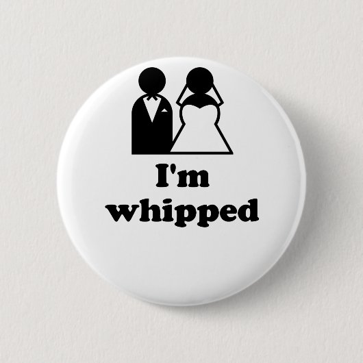 Im gepeitscht button (Vorderseite)