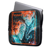 Im gesamten Weltraum für immer Laptopschutzhülle (Vorderseite Links)