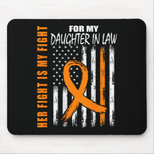 Im Gesetz "Multiple Sklerose Awareness" Frau Flag  Mousepad
