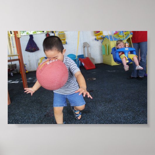 Im Gesicht Grußkarte Poster (Vorne)