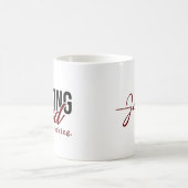 Im Gewartet Gott arbeitet Christlich Jesus Kaffeetasse (Mittel)