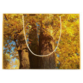 Im Glanz der goldenen Ahorn-Blätter - Große Geschenktüte (Vorderseite)