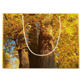 Im Glanz der goldenen Ahorn-Blätter - Große Geschenktüte