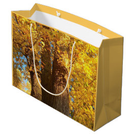 Im Glanz der goldenen Ahorn-Blätter - Große Geschenktüte