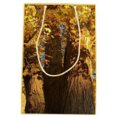 Im Glanz der goldenen Ahorn-Blätter - Mittlere Geschenktüte (Rückseite)