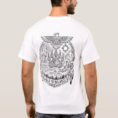 Im Gleichgewicht gehen T-Shirt (Rückseite)