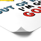 I'm going Golfing Poster (Ecke)