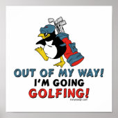 I'm going Golfing Poster (Vorne)