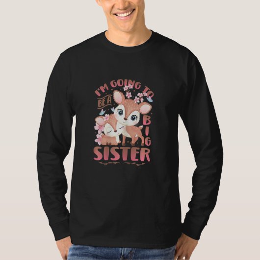 Im Going To Be A Big Sister 2023 Announce Pregnanc T-Shirt (Vorderseite)