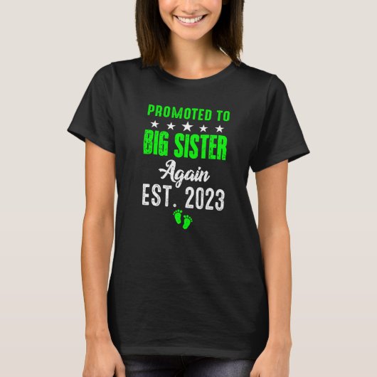 I'm Going To Be A Big Sister Again 2023 Big Sis A T-Shirt (Vorderseite)