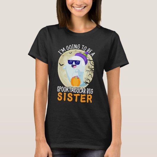 Im Going To Be A Big Sister spooktacular Ghost Ann T-Shirt (Vorderseite)