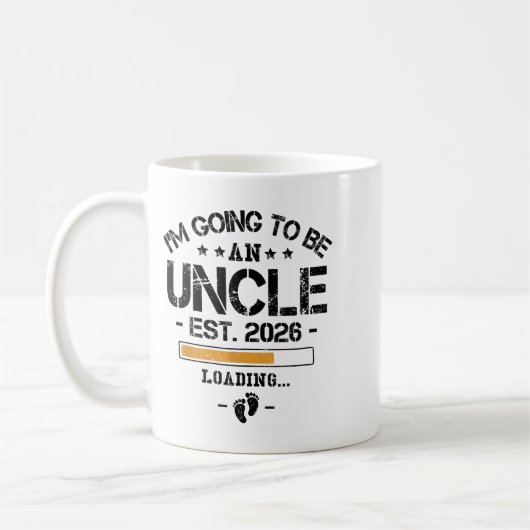 I'm Going To Be An Uncle 2026 - New Baby Announcem Kaffeetasse (Links)