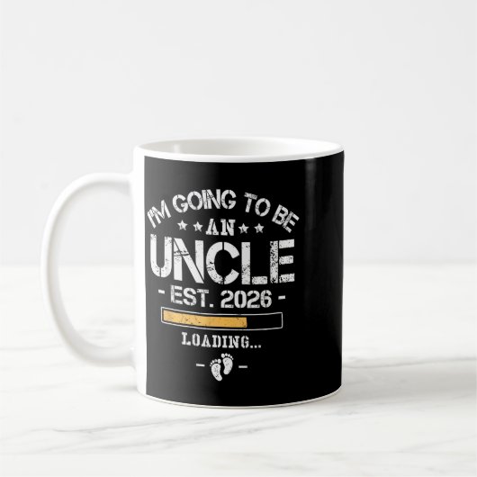 I'm Going To Be An Uncle 2026 - New Baby Announcem Kaffeetasse (Links)