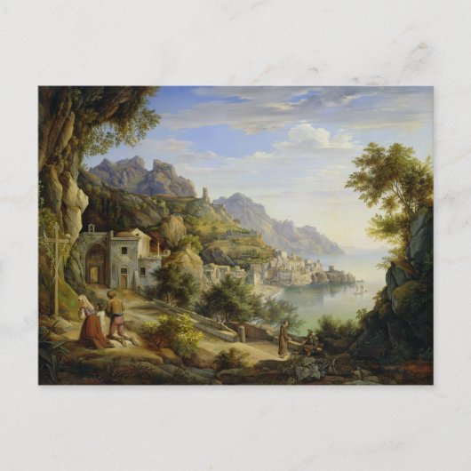 Im Golf von Salerno, 1826 Postkarte (Vorderseite)