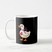 I'm Goosey For You Coquette Valentine Goose Kaffeetasse (Links)
