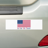 Im Gott vertrauen wir Autoaufkleber (Auf Auto)