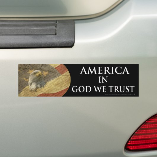 Im Gott vertrauen wir Autoaufkleber (Auf Auto)