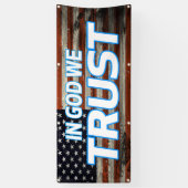 Im Gott vertrauen wir Banner (Vertikal)