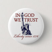 Im Gott vertrauen wir Button (Vorderseite)