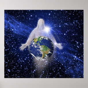 Im Gott vertrauen wir Poster