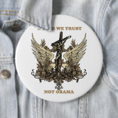 Im Gott wir Vertrauen-Nicht Obama Button (Beispiel)