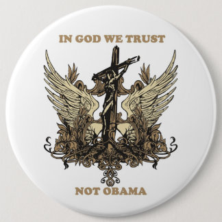 Im Gott wir Vertrauen-Nicht Obama Button