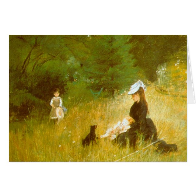 Im Gras durch Berthe Morisot (Vorderseite (Horizontal))